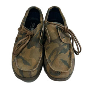Steve Madden Shoes Men’s Size 10.5 Color Camo Boat Shoes Gametyme Slip-on Laces